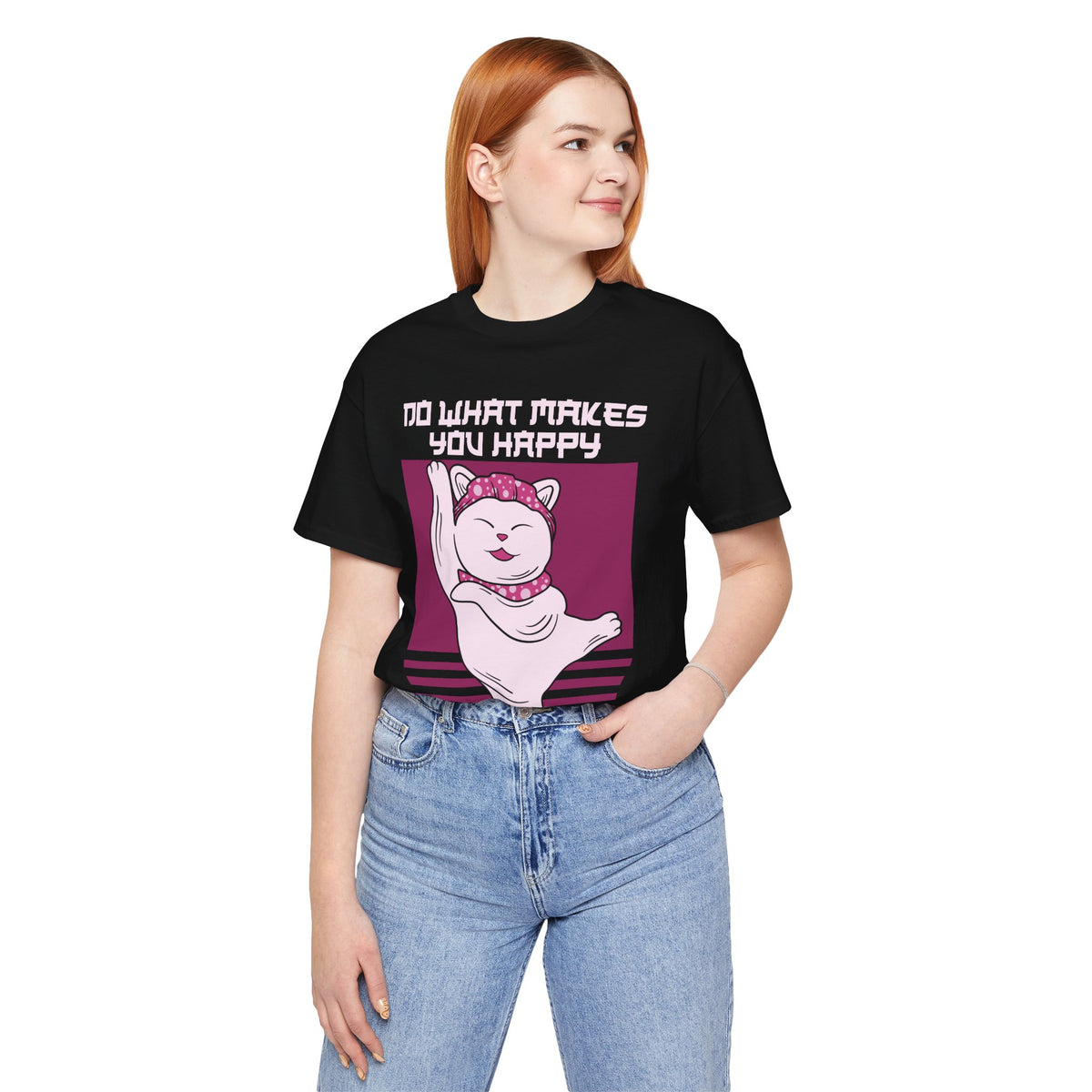 Do What Makes You Happy Cat Tee
