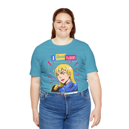 Anime Quotes T-Shirt — "I Speak Fluent Anime Quotes" Retro Manga Style Tee