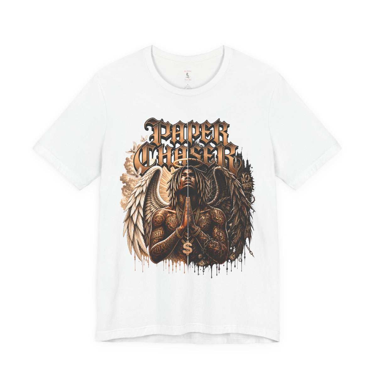 Graphic Tee — Praying Angel Warrior Design