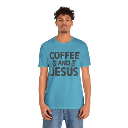 Coffee and Jesus T-Shirt — Christian Faith Graphic Tee