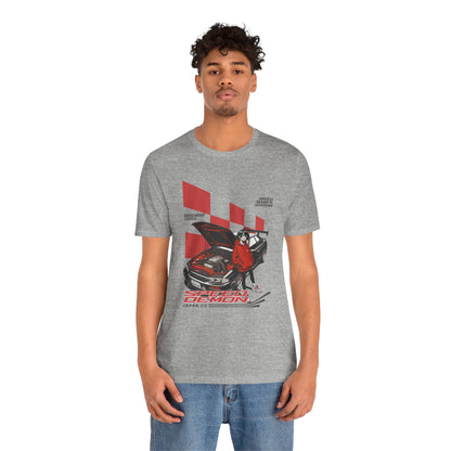 JDM Demon Street Racing T‑Shirt — Retro Car Anime Graphic Tee