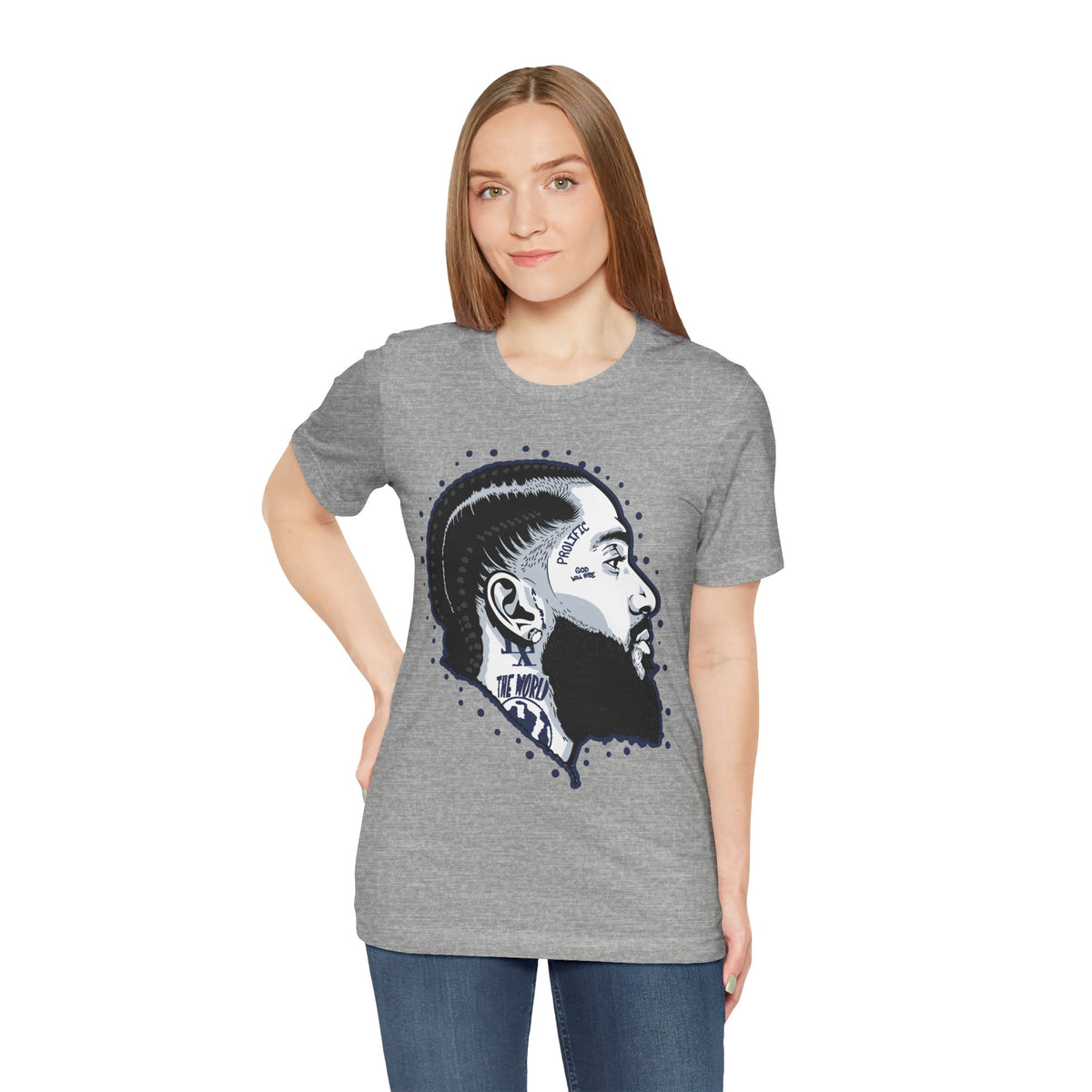 NIP HUSSLE PROLIFIC HIP HOP ARTIST GRAPHIC T SHIRT