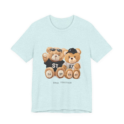 Teddy Bears "Stay Together" Graphic Tee — Cute Couple/Friendship Shirt