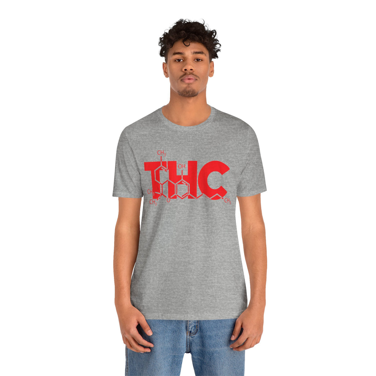 THC Molecule T-Shirt — Chemistry Graphic Cannabis Tee
