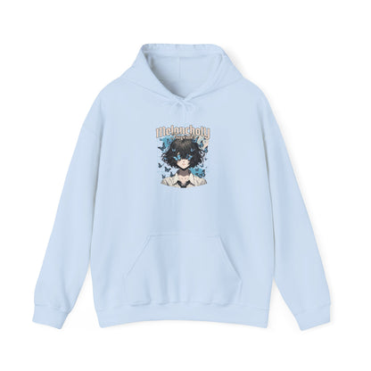 Anime Catgirl Hoodie — "Midnight" Kawaii Graphic Pullover
