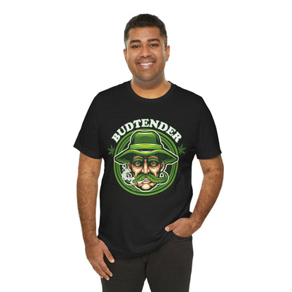 Budtender Graphic Tee – Retro Smoking Stoner Design