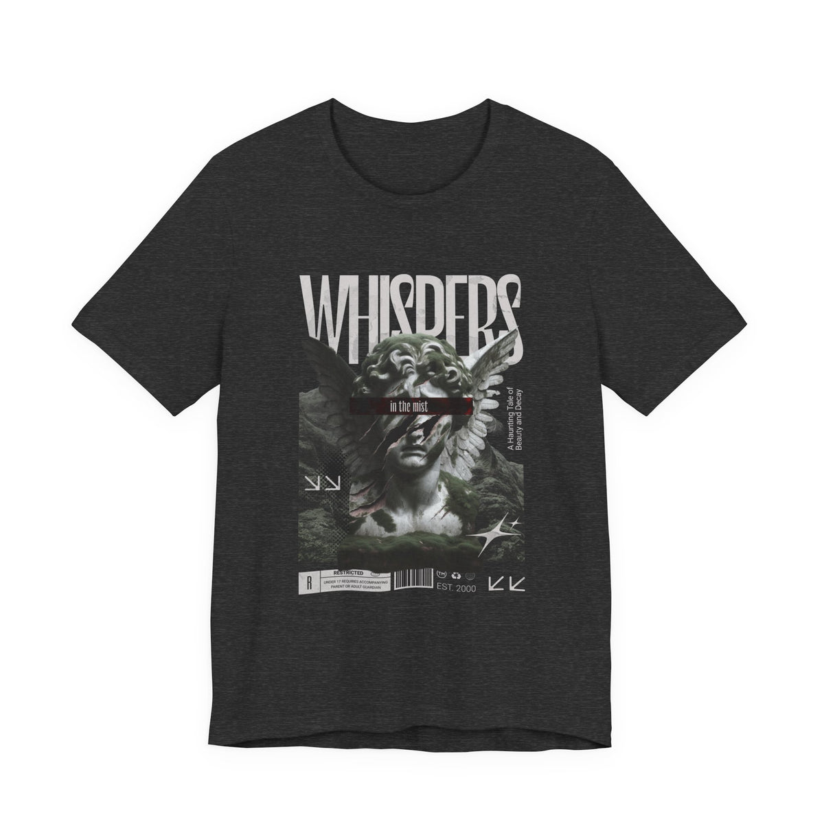 Whispers Angel Tee — Vintage Cherub Graphic T-Shirt