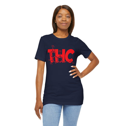THC Molecule T-Shirt — Chemistry Graphic Cannabis Tee