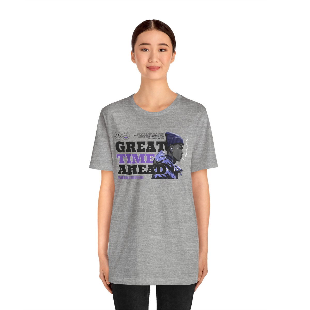 Great Times Ahead Graphic Tee — Motivational Streetwear T‑Shirt