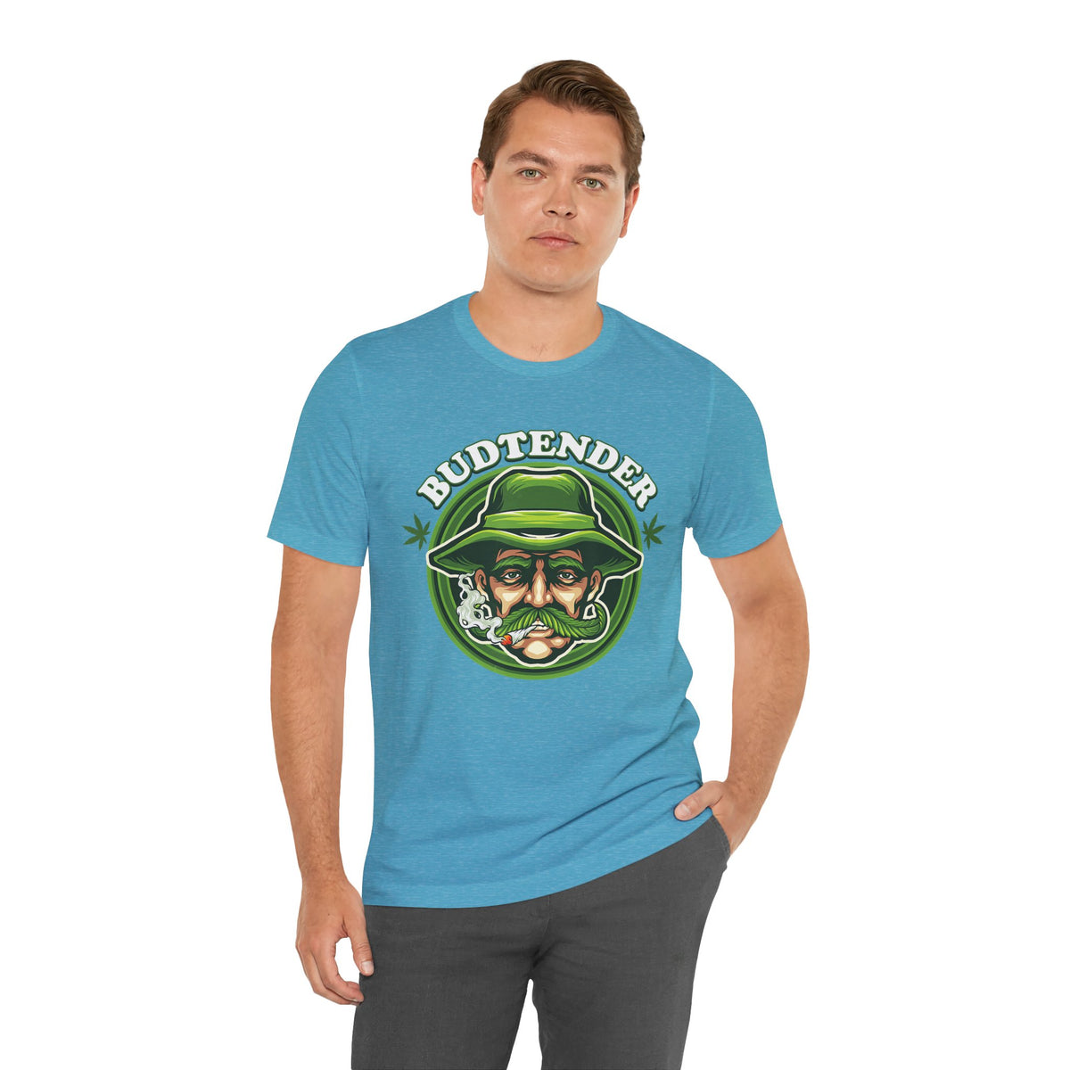 Budtender Graphic Tee – Retro Smoking Stoner Design