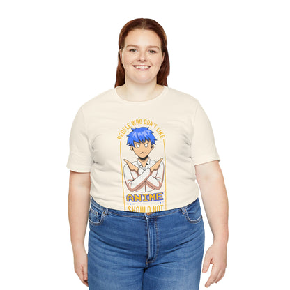 Anime Skeptic T‑Shirt — "People Who Don’t Like Anime Should Not Be Trusted" Graphic Tee
