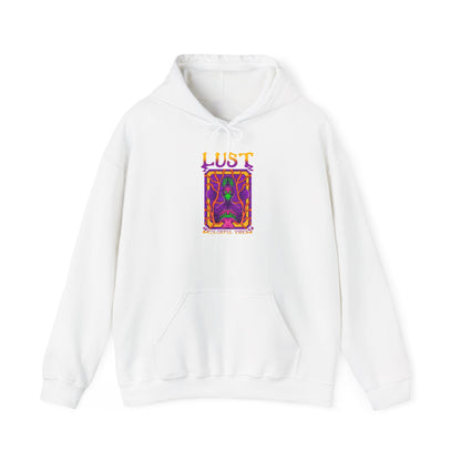 Lust Tarot Hoodie — Psychedelic Arcana Graphic Pullover