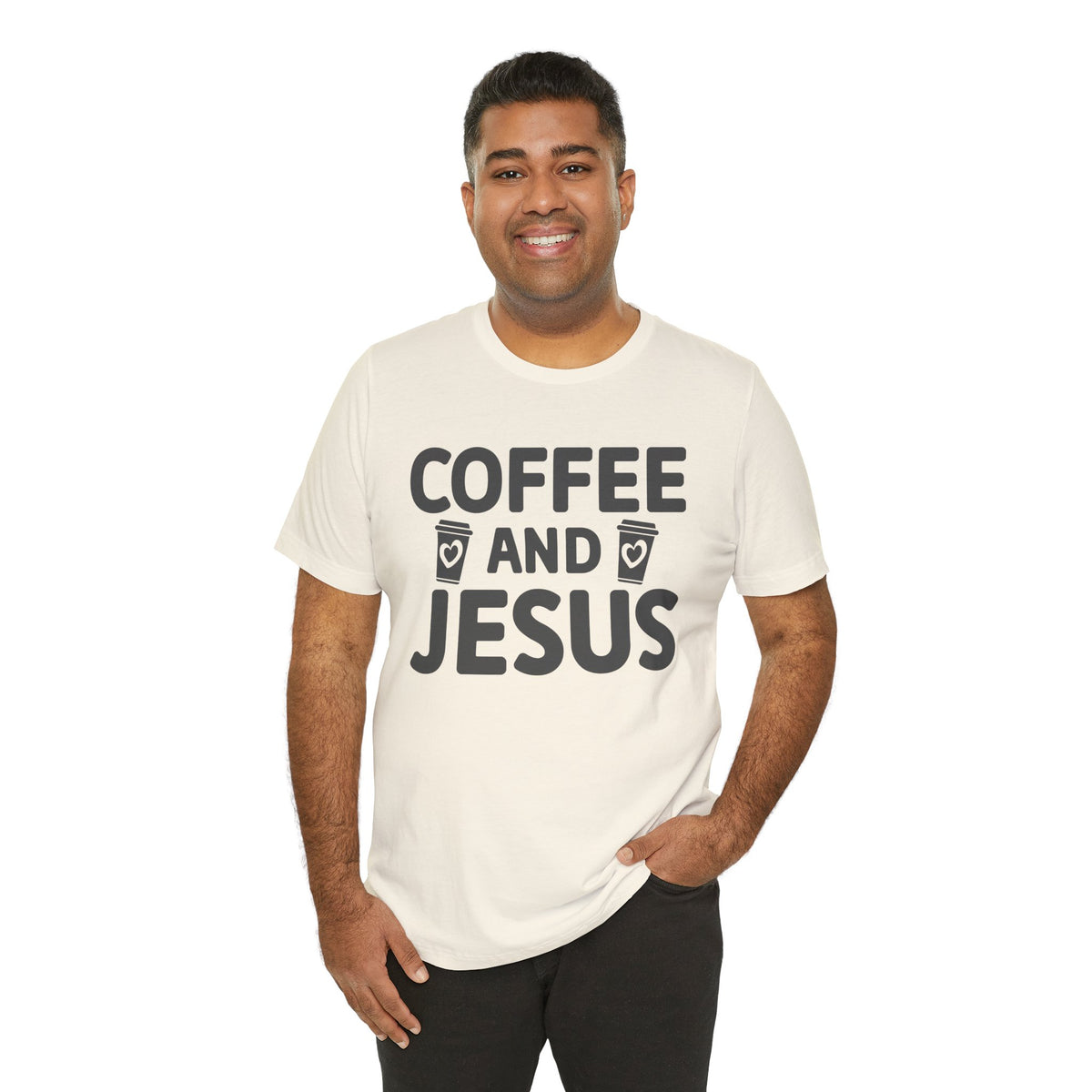 Coffee and Jesus T-Shirt — Christian Faith Graphic Tee