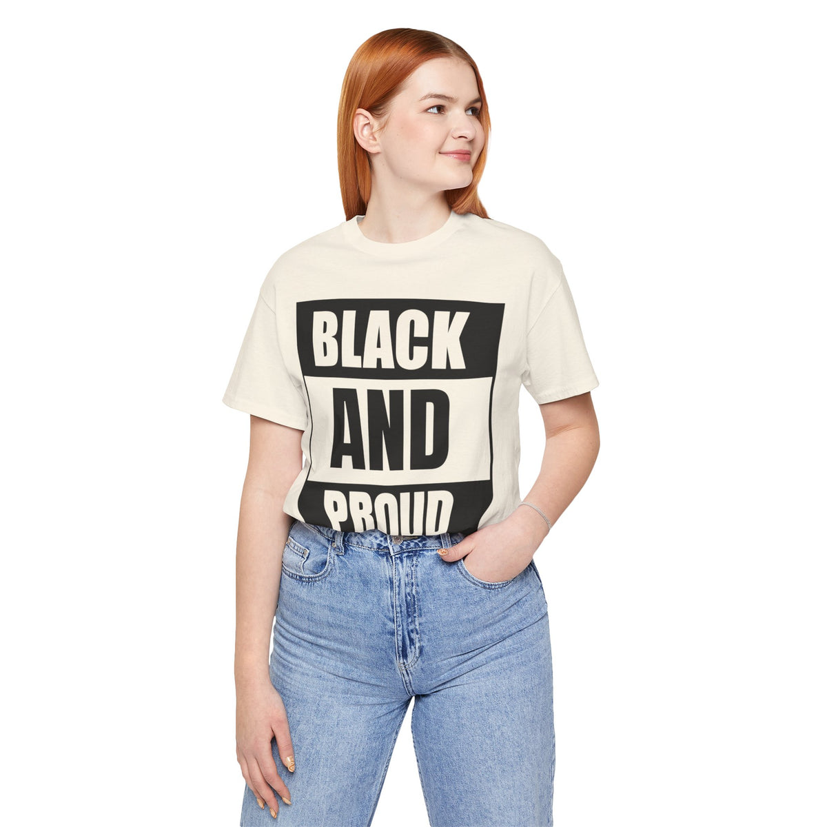 Black and Proud T-Shirt — Bold Black Empowerment Tee