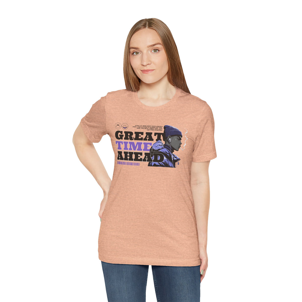 Great Times Ahead Graphic Tee — Motivational Streetwear T‑Shirt