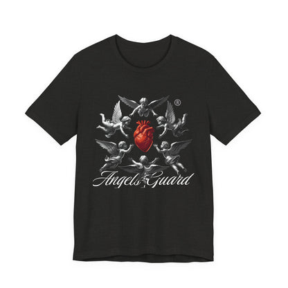 Angel Guard T‑Shirt — Sacred Heart & Cherub Graphic Tee
