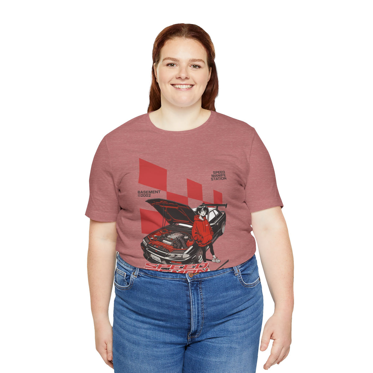 JDM Demon Street Racing T‑Shirt — Retro Car Anime Graphic Tee