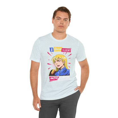 Anime Quotes T-Shirt — "I Speak Fluent Anime Quotes" Retro Manga Style Tee