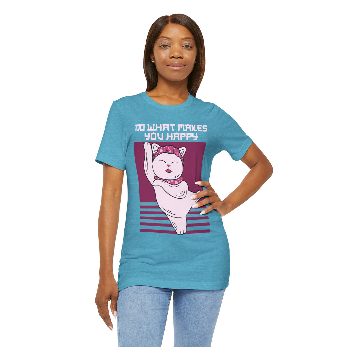 Do What Makes You Happy Cat Tee