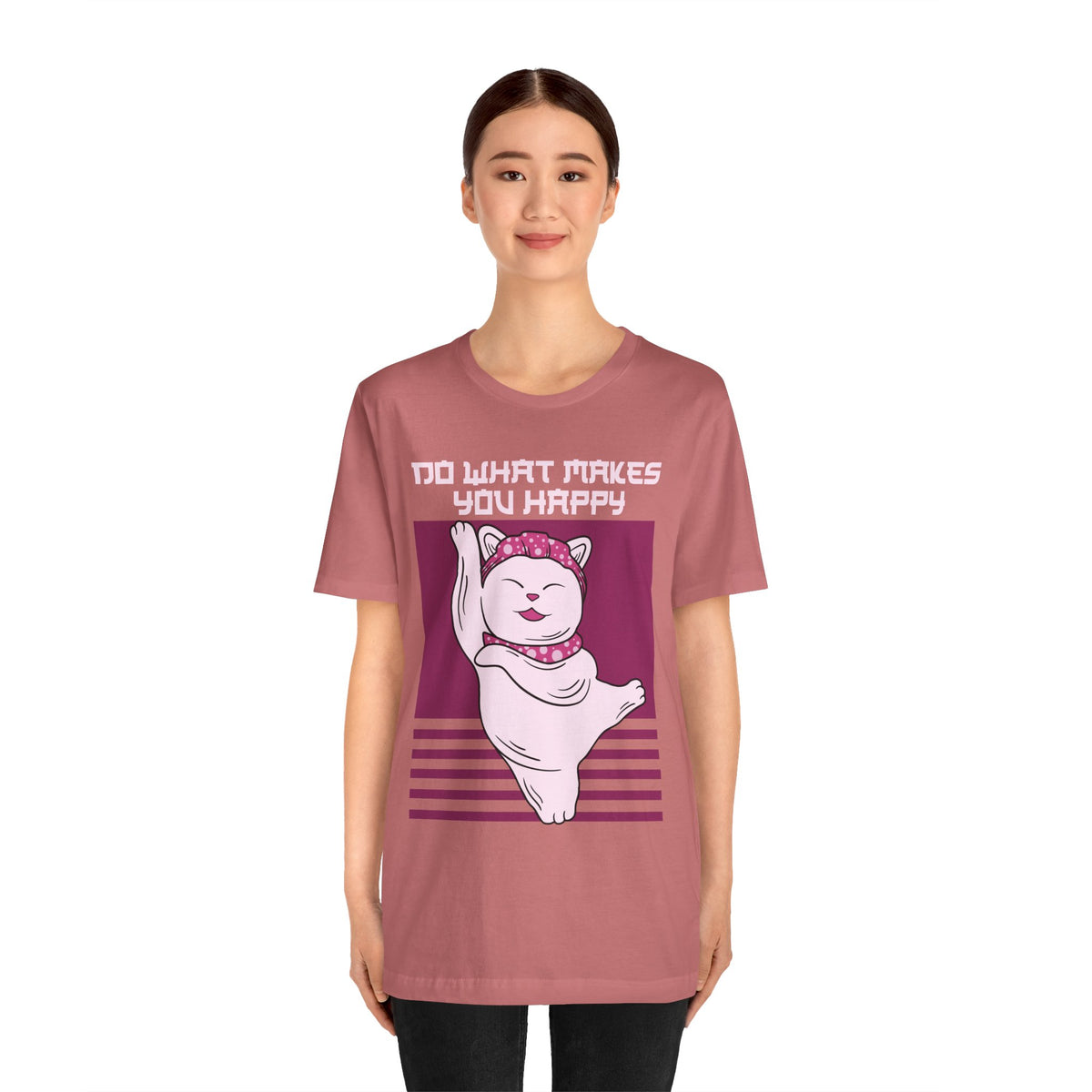 Do What Makes You Happy Cat Tee