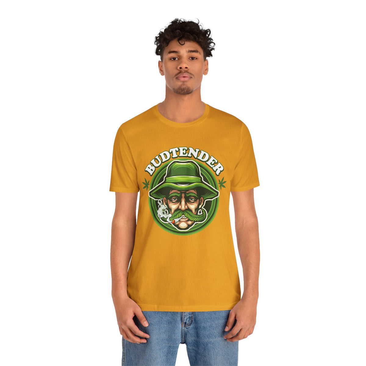 Budtender Graphic Tee – Retro Smoking Stoner Design