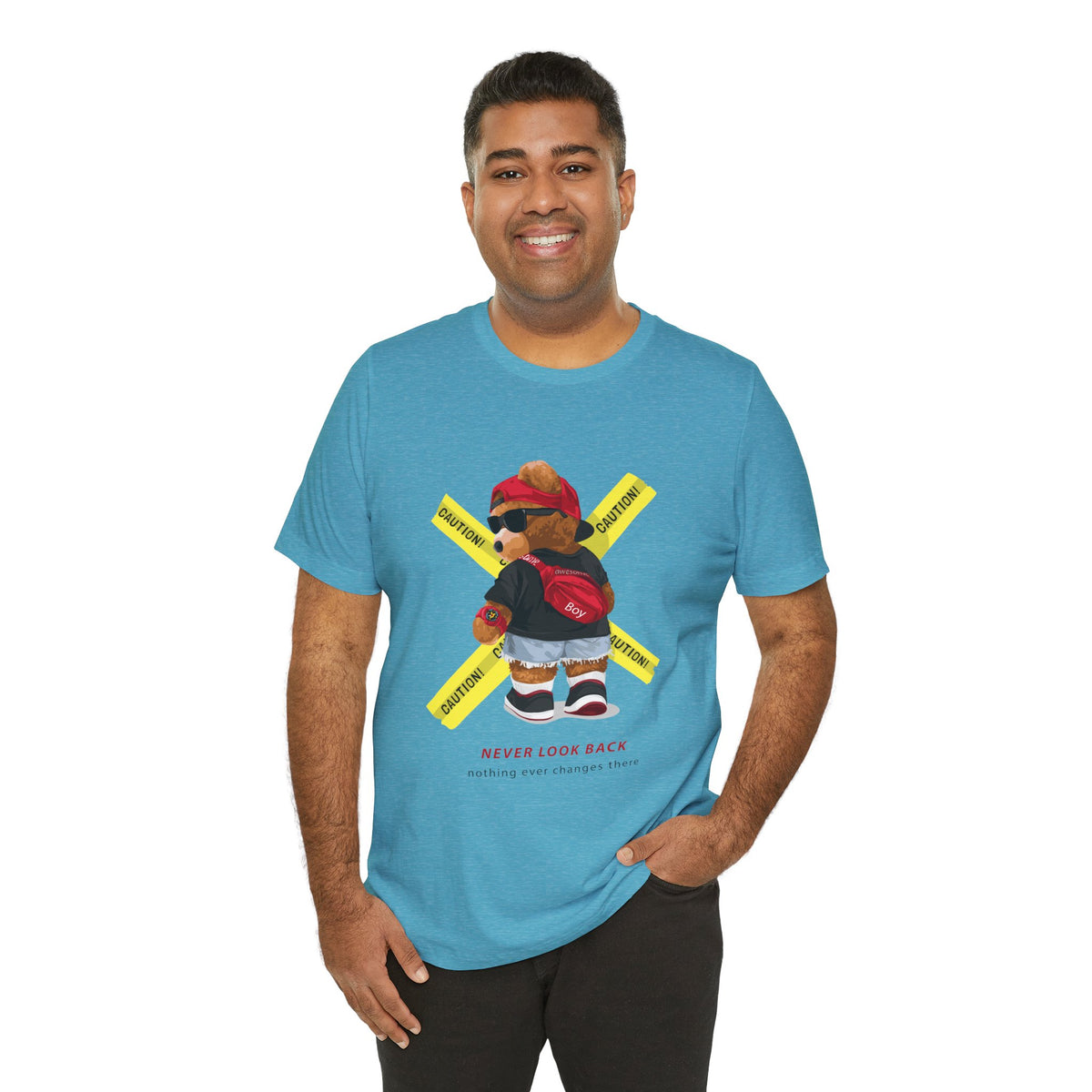 Teddy Bear 'Never Look Back' Graphic Tee