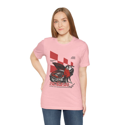 JDM Demon Street Racing T‑Shirt — Retro Car Anime Graphic Tee