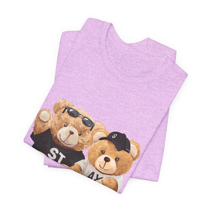 Teddy Bears "Stay Together" Graphic Tee — Cute Couple/Friendship Shirt
