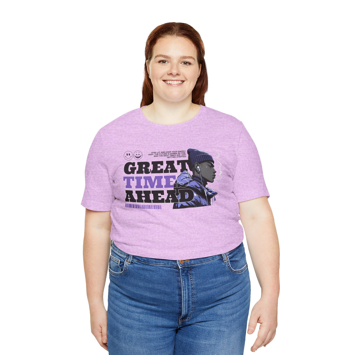 Great Times Ahead Graphic Tee — Motivational Streetwear T‑Shirt