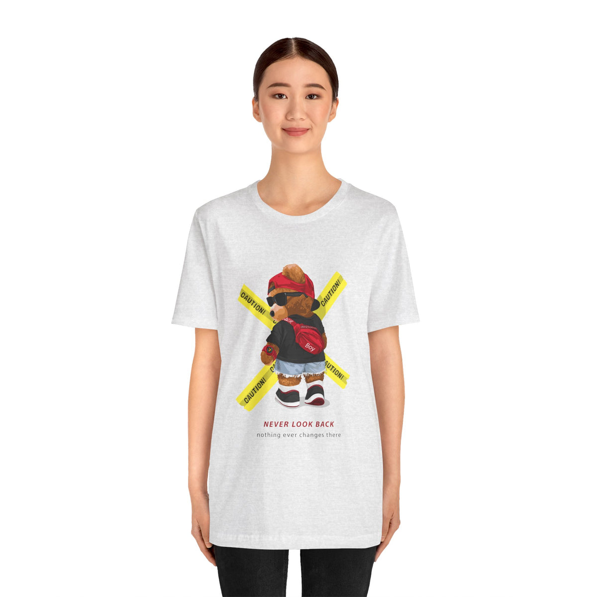 Teddy Bear 'Never Look Back' Graphic Tee