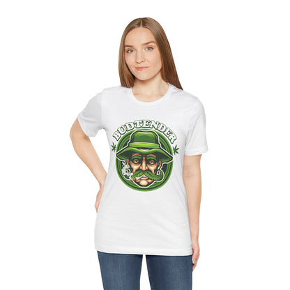 Budtender Graphic Tee – Retro Smoking Stoner Design