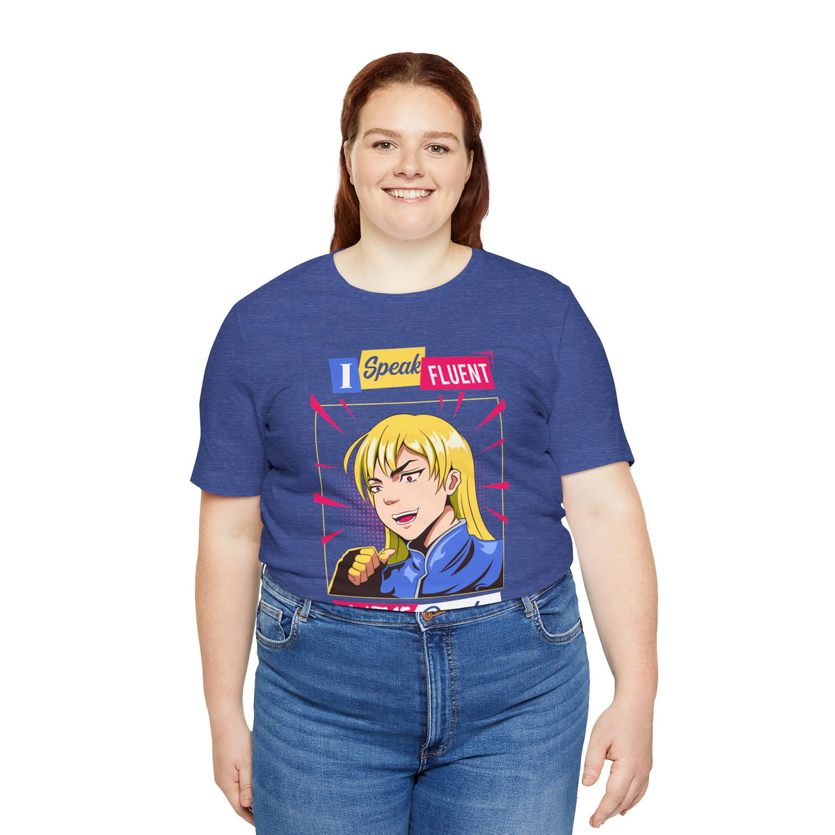 Anime Quotes T-Shirt — "I Speak Fluent Anime Quotes" Retro Manga Style Tee