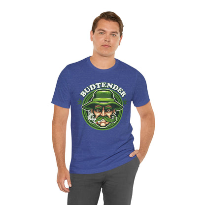 Budtender Graphic Tee – Retro Smoking Stoner Design