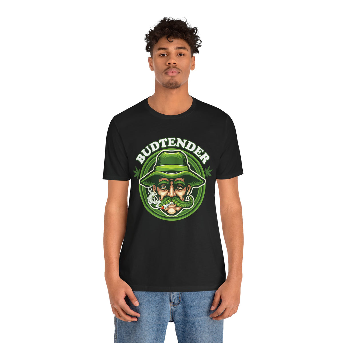Budtender Graphic Tee – Retro Smoking Stoner Design