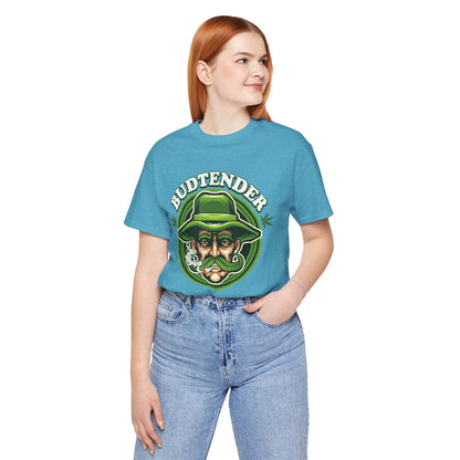 Budtender Graphic Tee – Retro Smoking Stoner Design