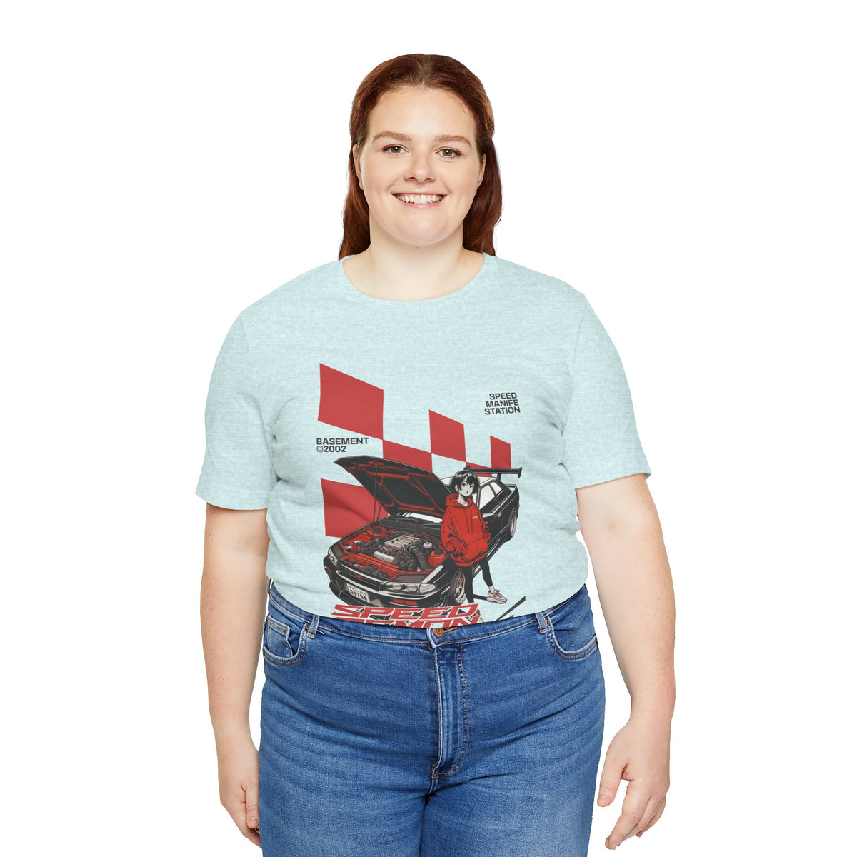 JDM Demon Street Racing T‑Shirt — Retro Car Anime Graphic Tee