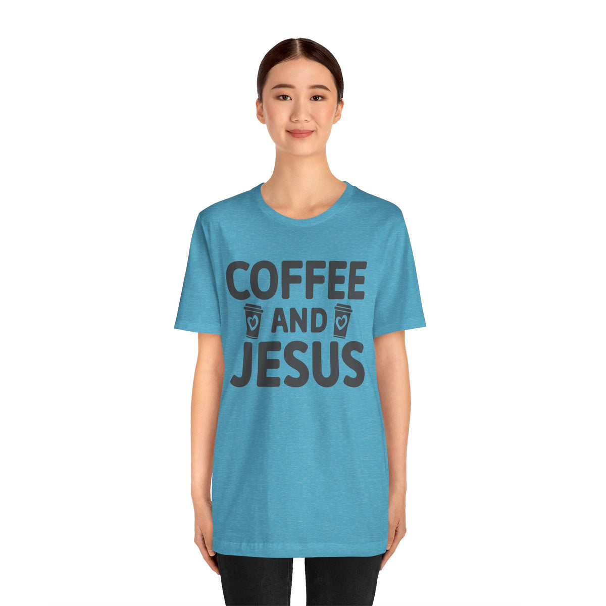 Coffee and Jesus T-Shirt — Christian Faith Graphic Tee