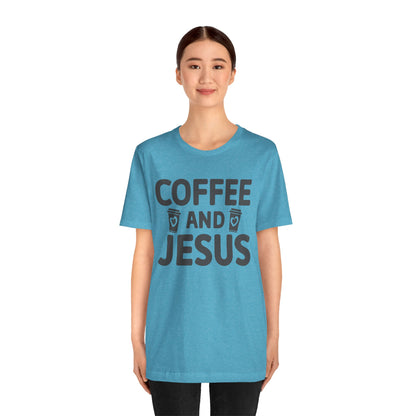 Coffee and Jesus T-Shirt — Christian Faith Graphic Tee