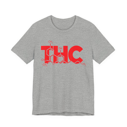 THC Molecule T-Shirt — Chemistry Graphic Cannabis Tee