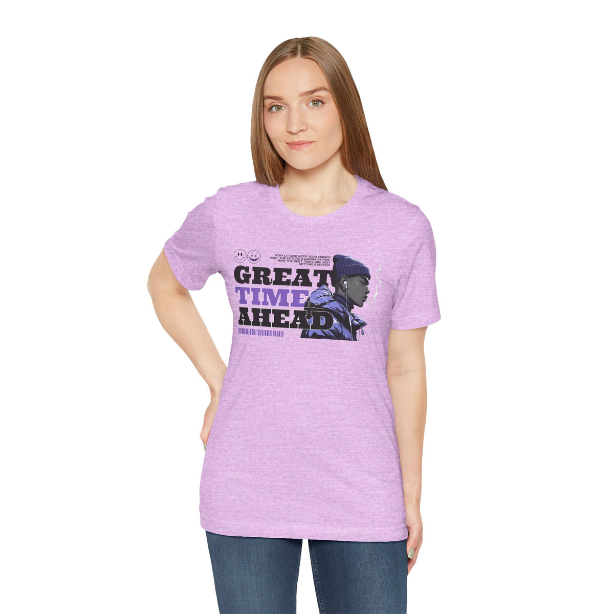 Great Times Ahead Graphic Tee — Motivational Streetwear T‑Shirt
