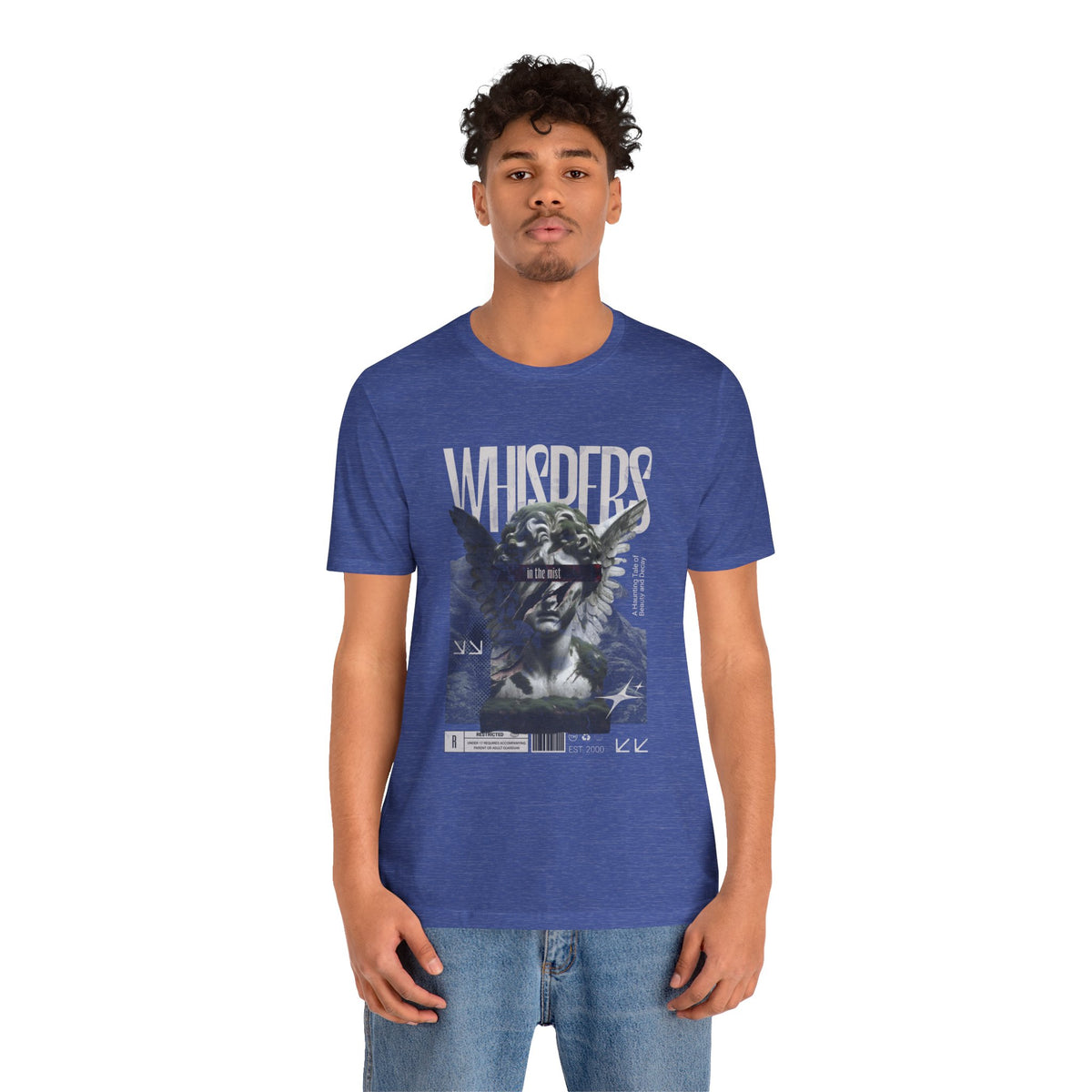 Whispers Angel Tee — Vintage Cherub Graphic T-Shirt