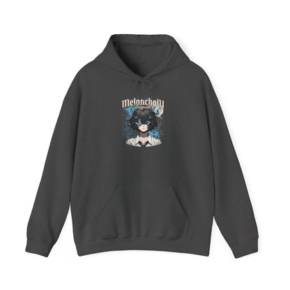 Anime Catgirl Hoodie — "Midnight" Kawaii Graphic Pullover