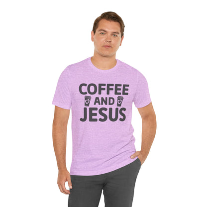 Coffee and Jesus T-Shirt — Christian Faith Graphic Tee