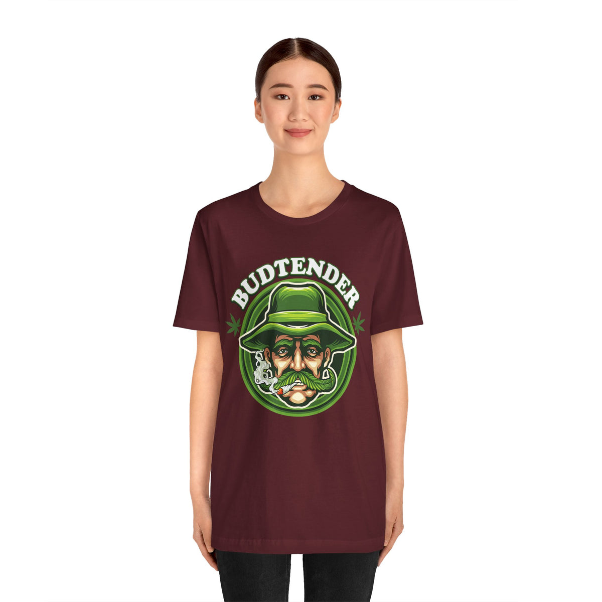 Budtender Graphic Tee – Retro Smoking Stoner Design