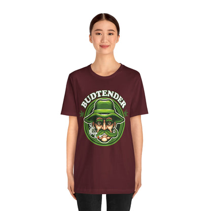 Budtender Graphic Tee – Retro Smoking Stoner Design