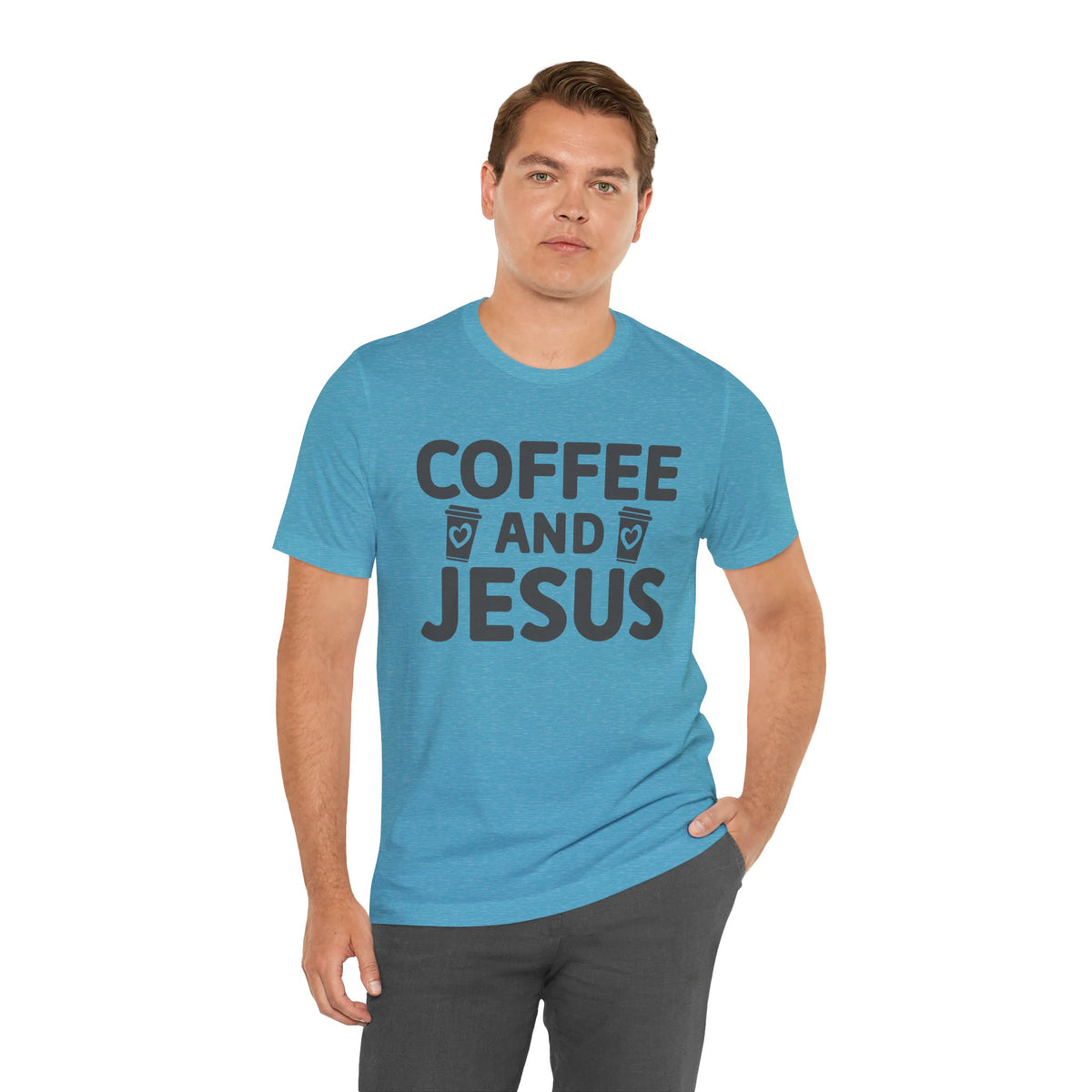 Coffee and Jesus T-Shirt — Christian Faith Graphic Tee
