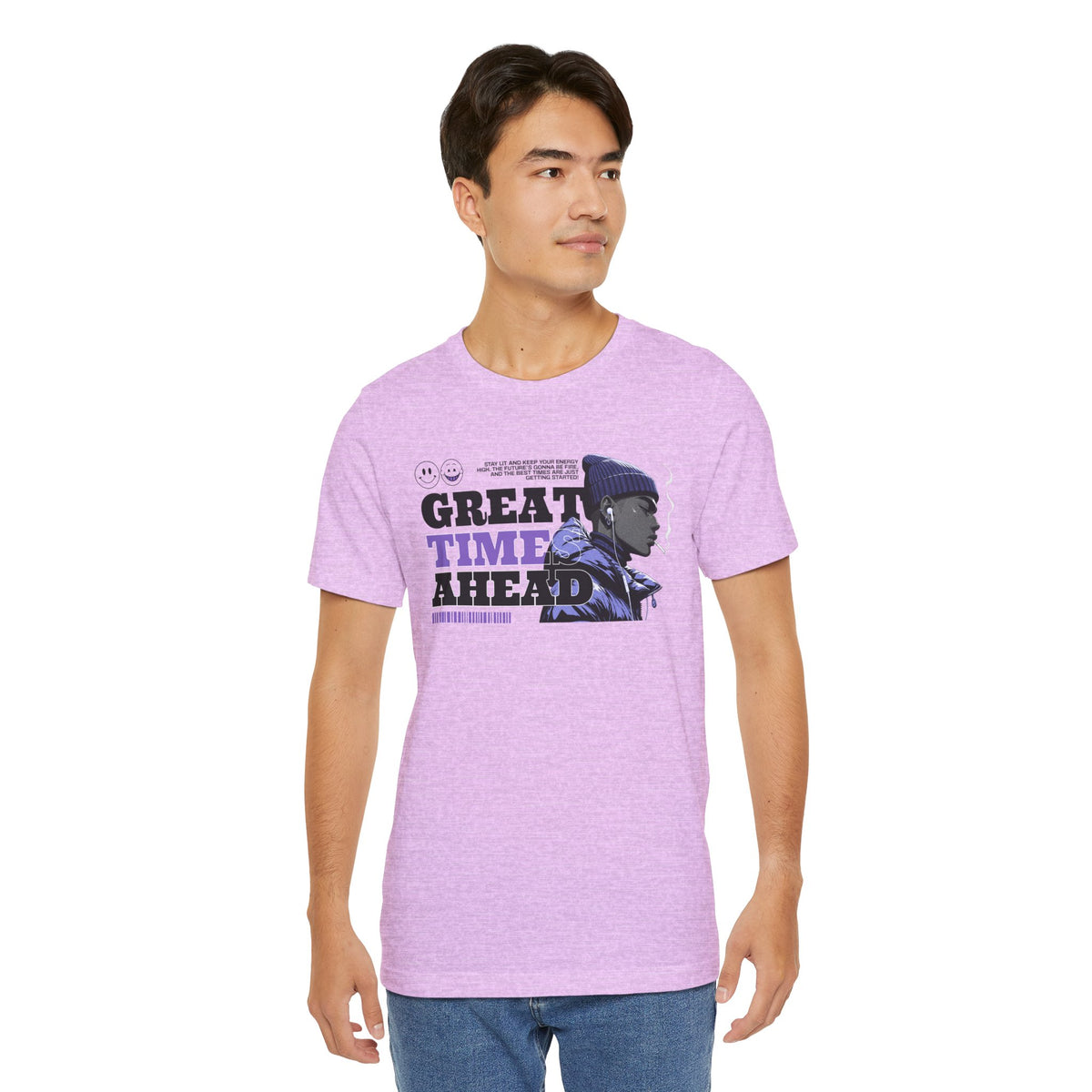 Great Times Ahead Graphic Tee — Motivational Streetwear T‑Shirt