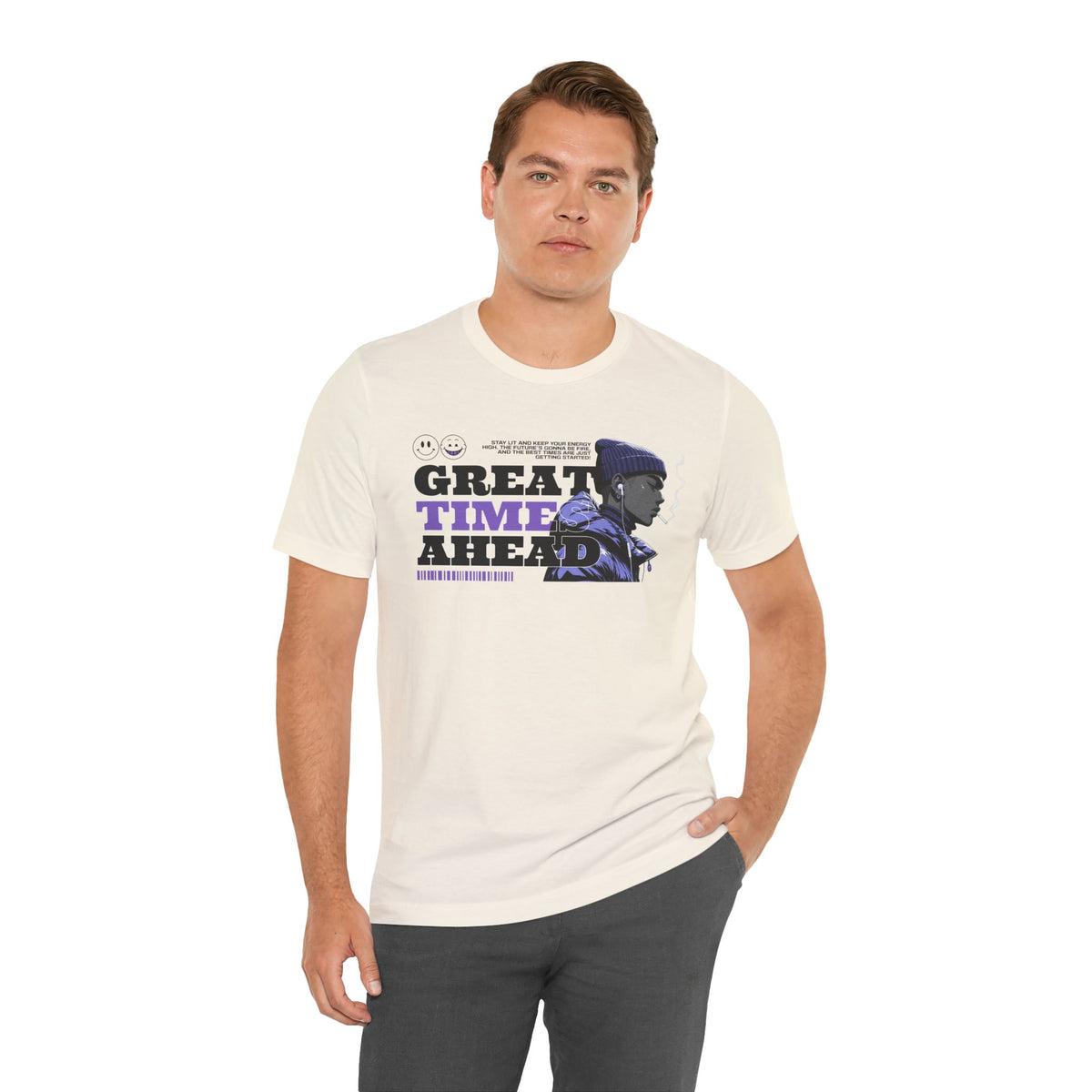 Great Times Ahead Graphic Tee — Motivational Streetwear T‑Shirt