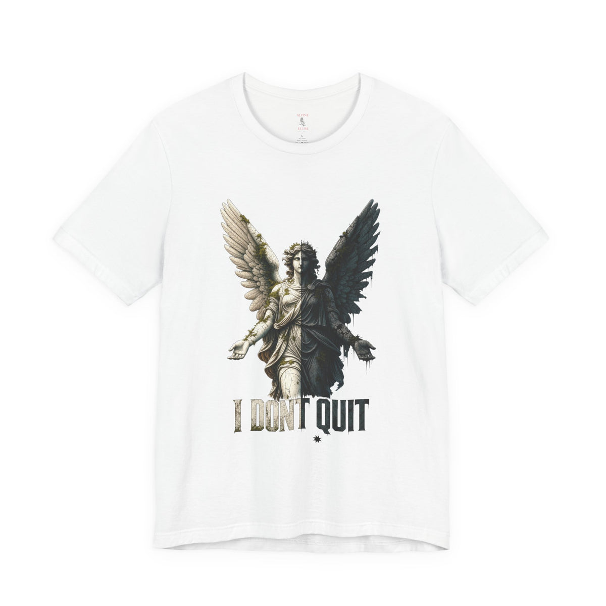 Angel Graphic Tee — 'The Last Angel' Illustrated Short Sleeve Shirt