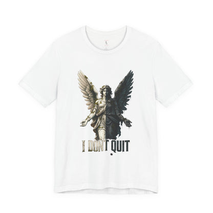 Angel Graphic Tee — 'The Last Angel' Illustrated Short Sleeve Shirt
